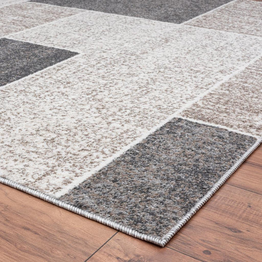 Color Block Geometric Art Deco Area Rug - Modern Area Rugs by Luxe Weavers®