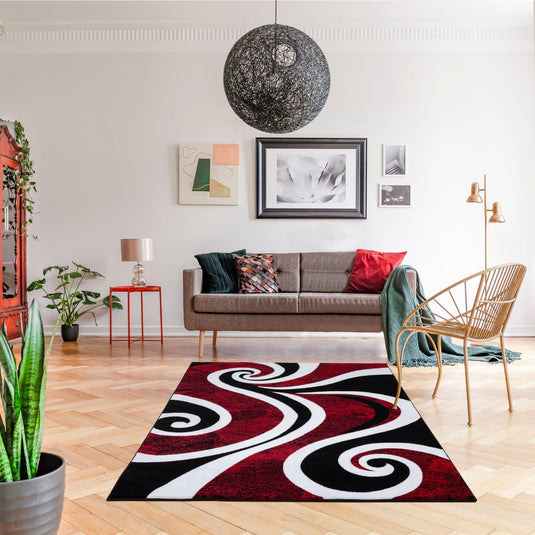 abstract-area-rug-red
