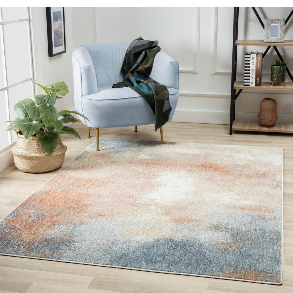 Patricia Multi Modern Sunset Abstract Area Rug - Modern Area Rugs by Luxe Weavers®