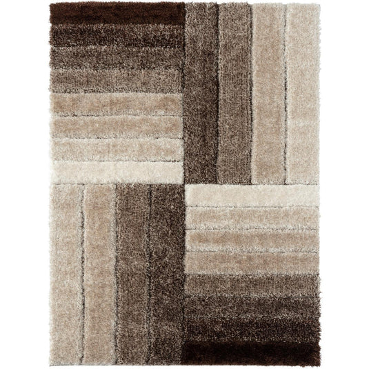brown-geometric-shag-rug