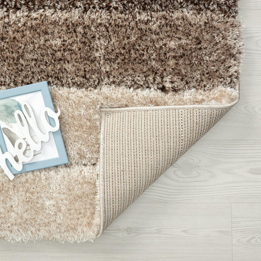 brown-geometric-shag-rug