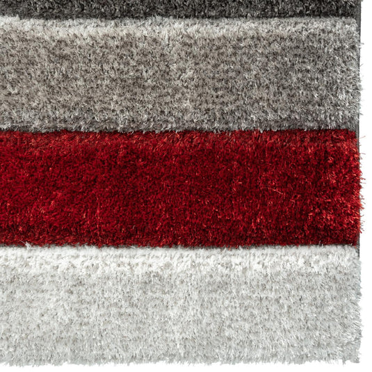 red-geometric-shag-rug