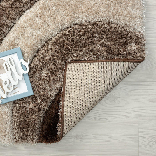 brown-geometric-shag-rug