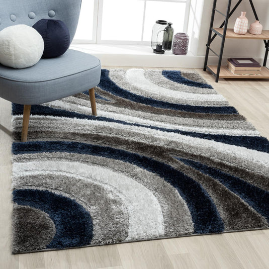 navy-geometric-shag-rug