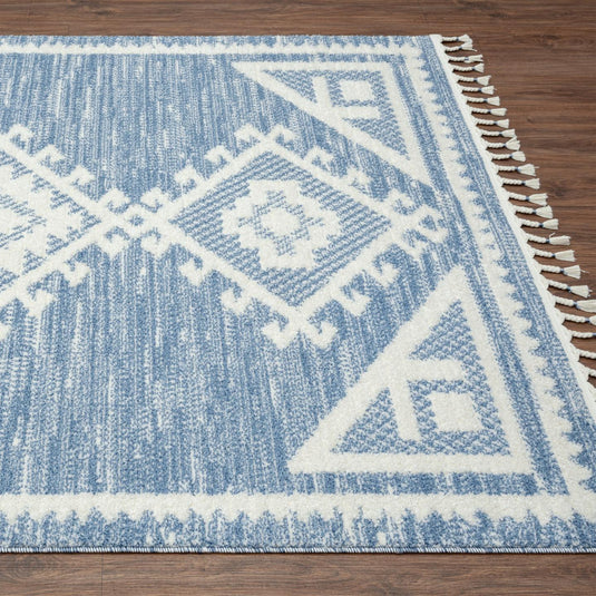 Geometric-area-rug-blue