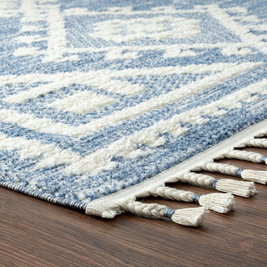 Geometric-area-rug-blue