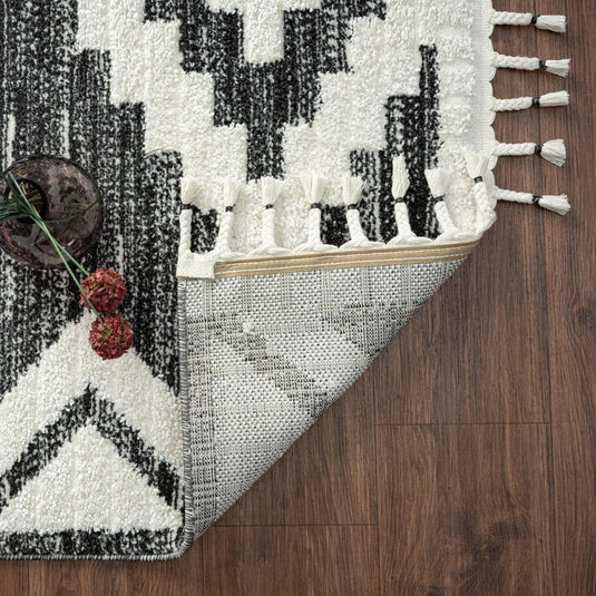 Geometric-rugs-black