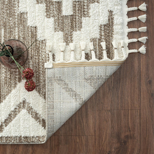 Geometric-rugs-brown