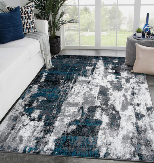 Victoria 9084 Abstract Area Rug - Modern Area Rugs by Luxe Weavers®