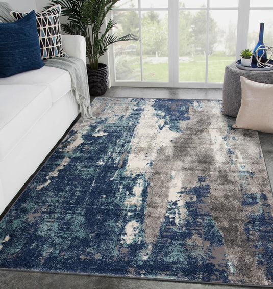 Lagos Abstract Area Rug 7681 - Modern Area Rugs by Luxe Weavers®