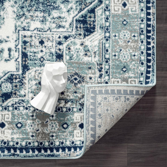 southwestern-blue-geometric-rug