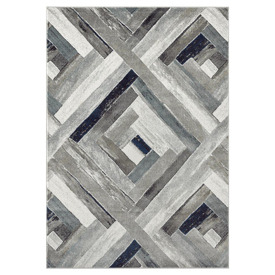 Modern Abstract Wood Carpet Geometric Area Rug - Modern Area Rugs by Luxe Weavers®