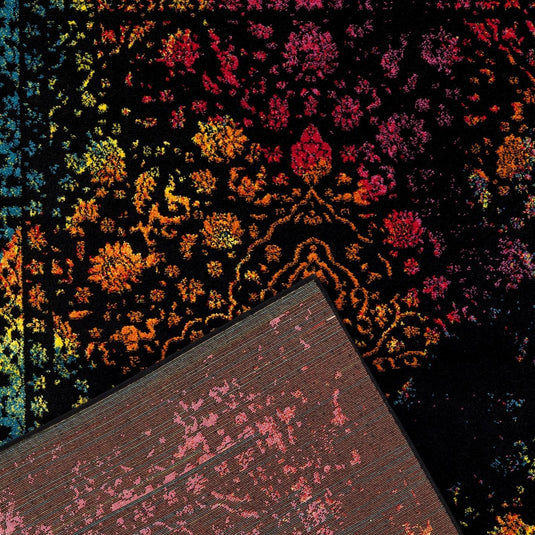 Oriental-Area-Rug-Black