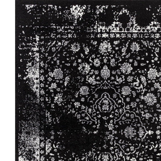 Oriental-Area-Rug-Black