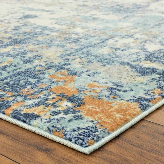 Multicolor Abstract Area Rug