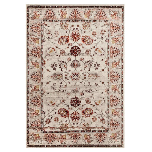 Distressed-Cream-Oriental-Area-Rug