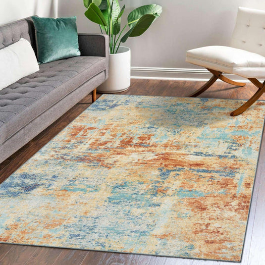 Abstract Distressed Modern Area Rug - Modern Area Rugs by Luxe Weavers®
