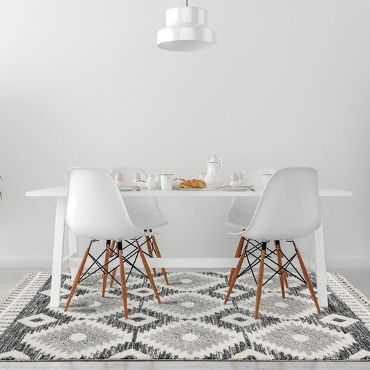 Ibiza 7898 Moroccan Diamond Area Rug - Modern Area Rugs by Luxe Weavers®