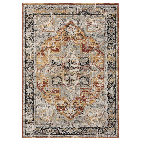 orange-Moroccan-oriental-floral-area-rug