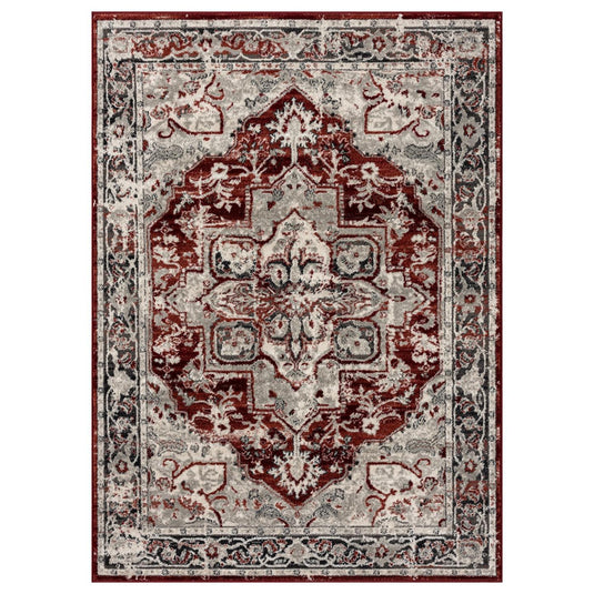 red-Moroccan-oriental-floral-area-rug