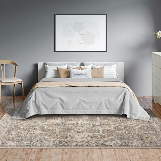 beige-Moroccan-oriental-floral-area-rug