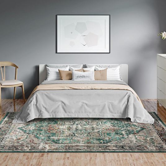 green-Moroccan-oriental-floral-area-rug