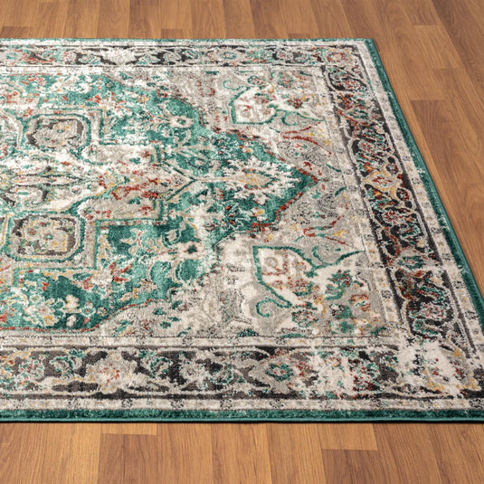 green-Moroccan-oriental-floral-area-rug