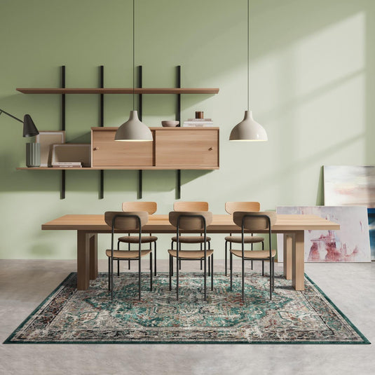 green-Moroccan-oriental-floral-area-rug