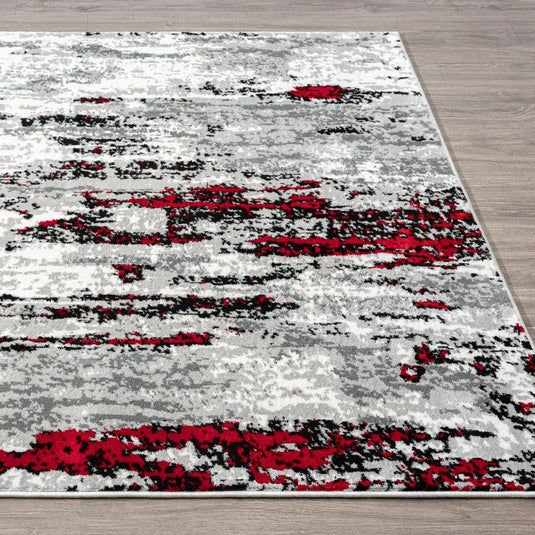 red-abstract-rug