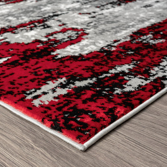 red-abstract-rug
