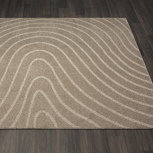 taupe-geometric-rug