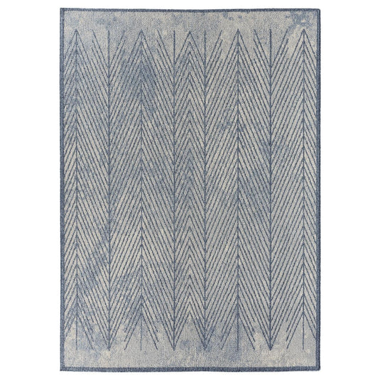 Geometric-Blue-Rug