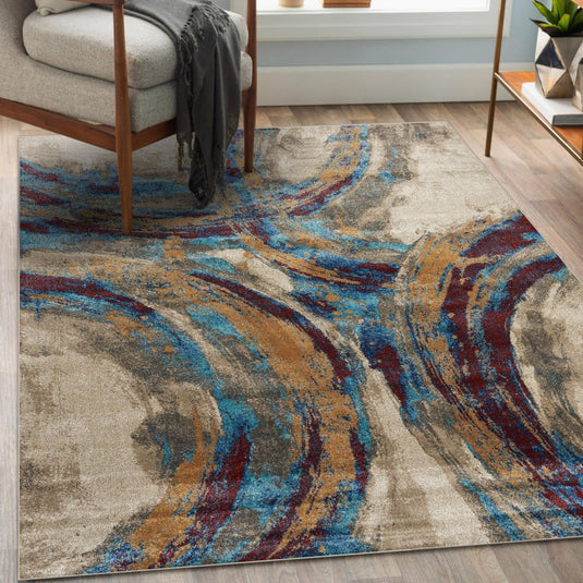 Lagos 5570 Geometric Art Deco Area Rug - Modern Area Rugs by Luxe Weavers®