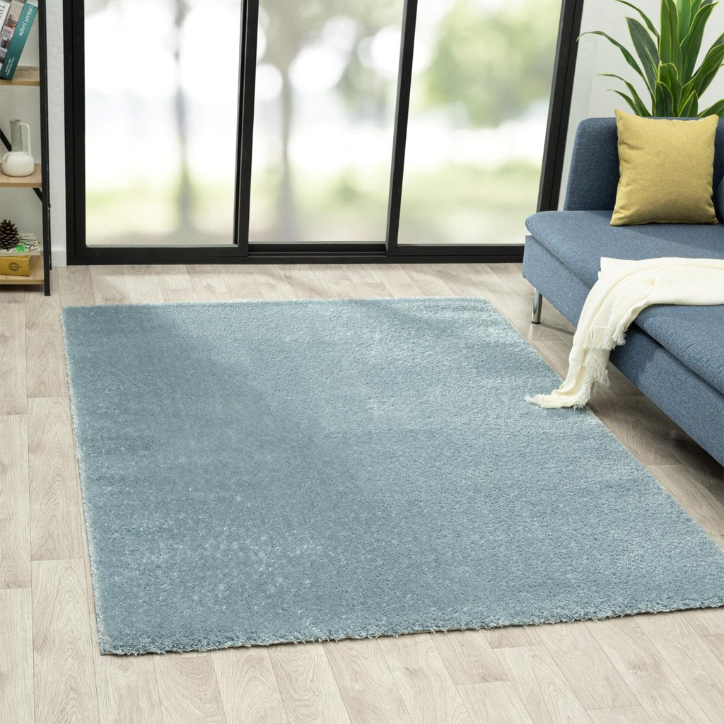 Blue-living-room-plush-rug