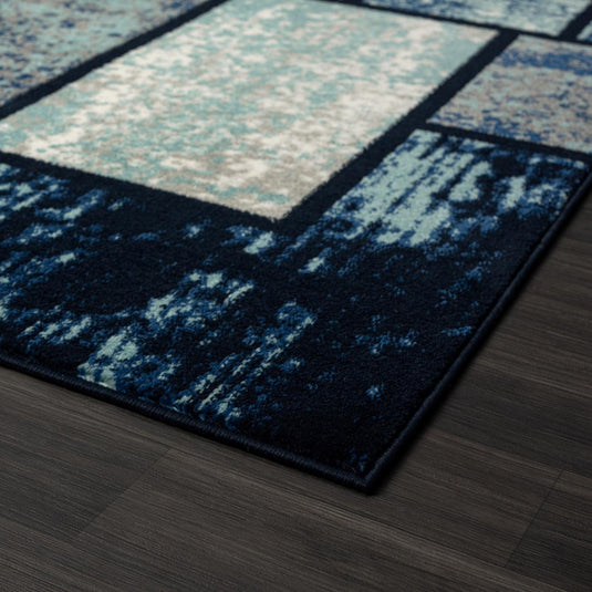 Geometric Colorblock Modern Area Rug - Modern Area Rugs by Luxe Weavers®