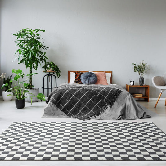 Luxe Weavers Checkered Geometric Area Rug - Modern Area Rugs by Luxe Weavers®