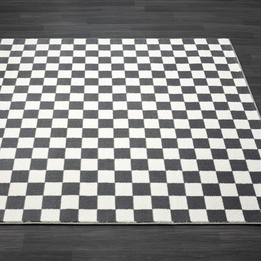 Luxe Weavers Checkered Geometric Area Rug - Modern Area Rugs by Luxe Weavers®