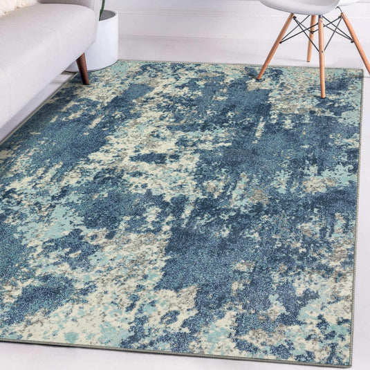 abstract-blue-living-room-area-rug