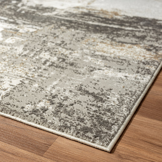 Camellia 1660 Distressed Abstract Area Rug - Modern Area Rugs by Luxe Weavers®