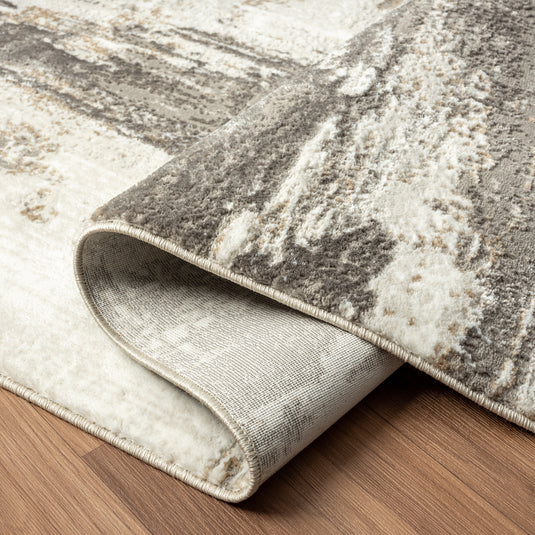Camellia 1660 Distressed Abstract Area Rug - Modern Area Rugs by Luxe Weavers®