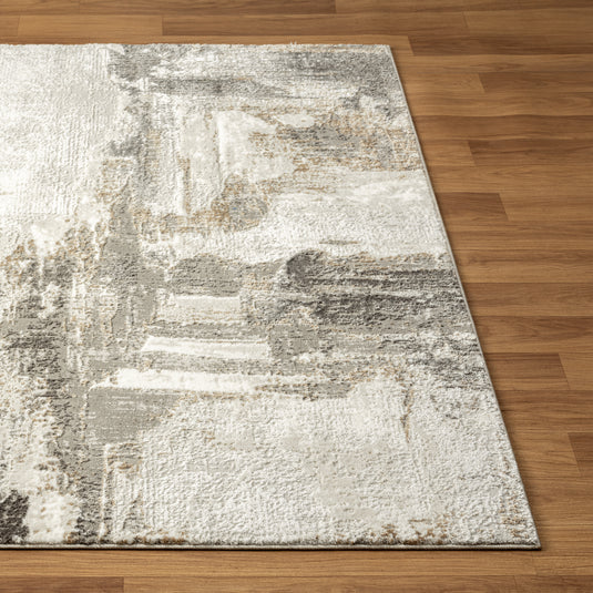 Camellia 1660 Distressed Abstract Area Rug - Modern Area Rugs by Luxe Weavers®