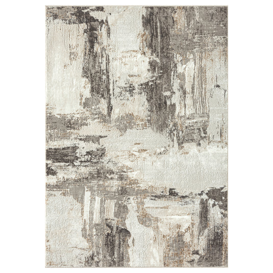 Camellia 1660 Distressed Abstract Area Rug - Modern Area Rugs by Luxe Weavers®