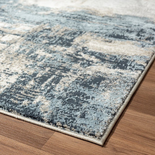 Camellia 1660 Distressed Abstract Area Rug - Modern Area Rugs by Luxe Weavers®