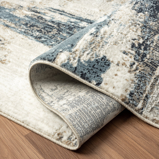 Camellia 1660 Distressed Abstract Area Rug - Modern Area Rugs by Luxe Weavers®