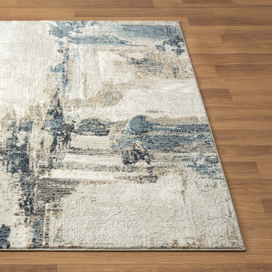 Camellia 1660 Distressed Abstract Area Rug - Modern Area Rugs by Luxe Weavers®
