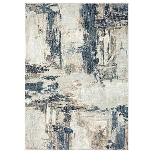 Camellia 1660 Distressed Abstract Area Rug - Modern Area Rugs by Luxe Weavers®