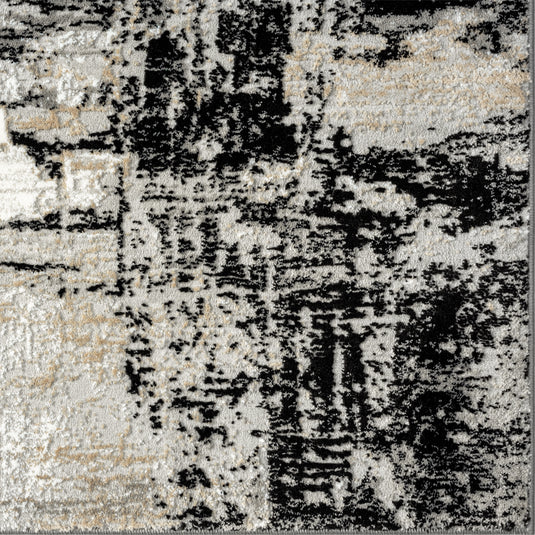 Camellia 1660 Distressed Abstract Area Rug - Modern Area Rugs by Luxe Weavers®