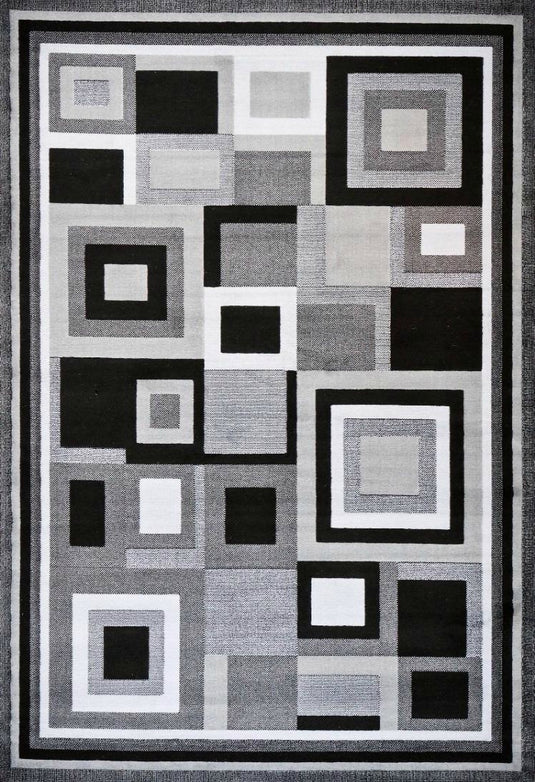Grey-geometric-rug
