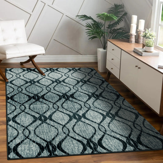 Diana 1817 Geometric Area Rug - Modern Area Rugs by Luxe Weavers®