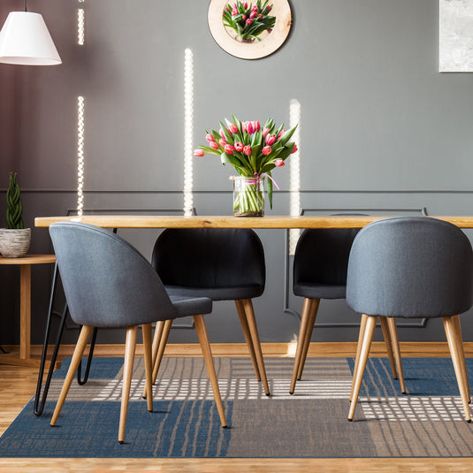 blue-plaid-geometric-rug